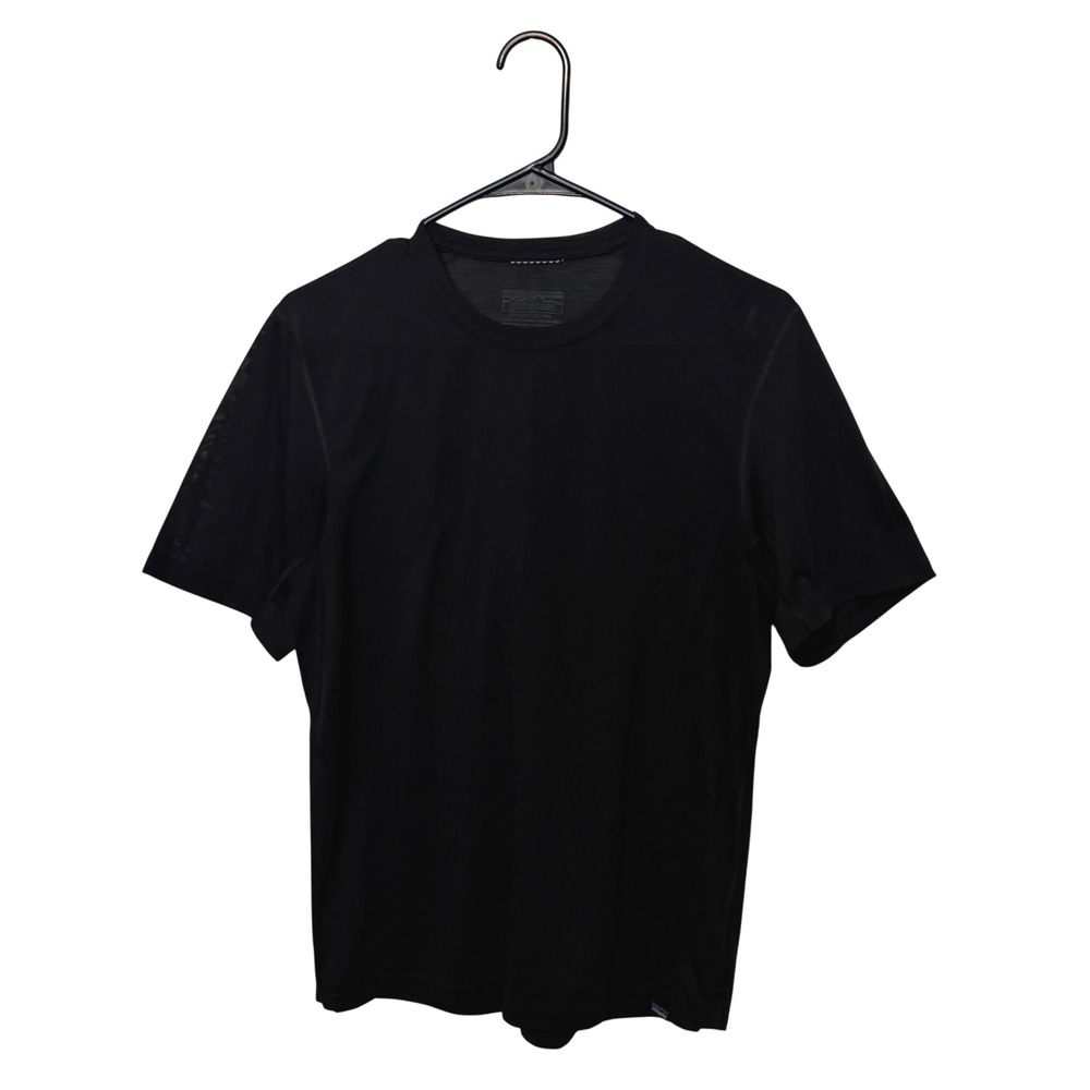 Patagonia Capilene Cool Trail Shirt Mens Small Black Technical Performance Tee